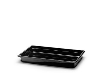Plastkantin GN1/1, Svart