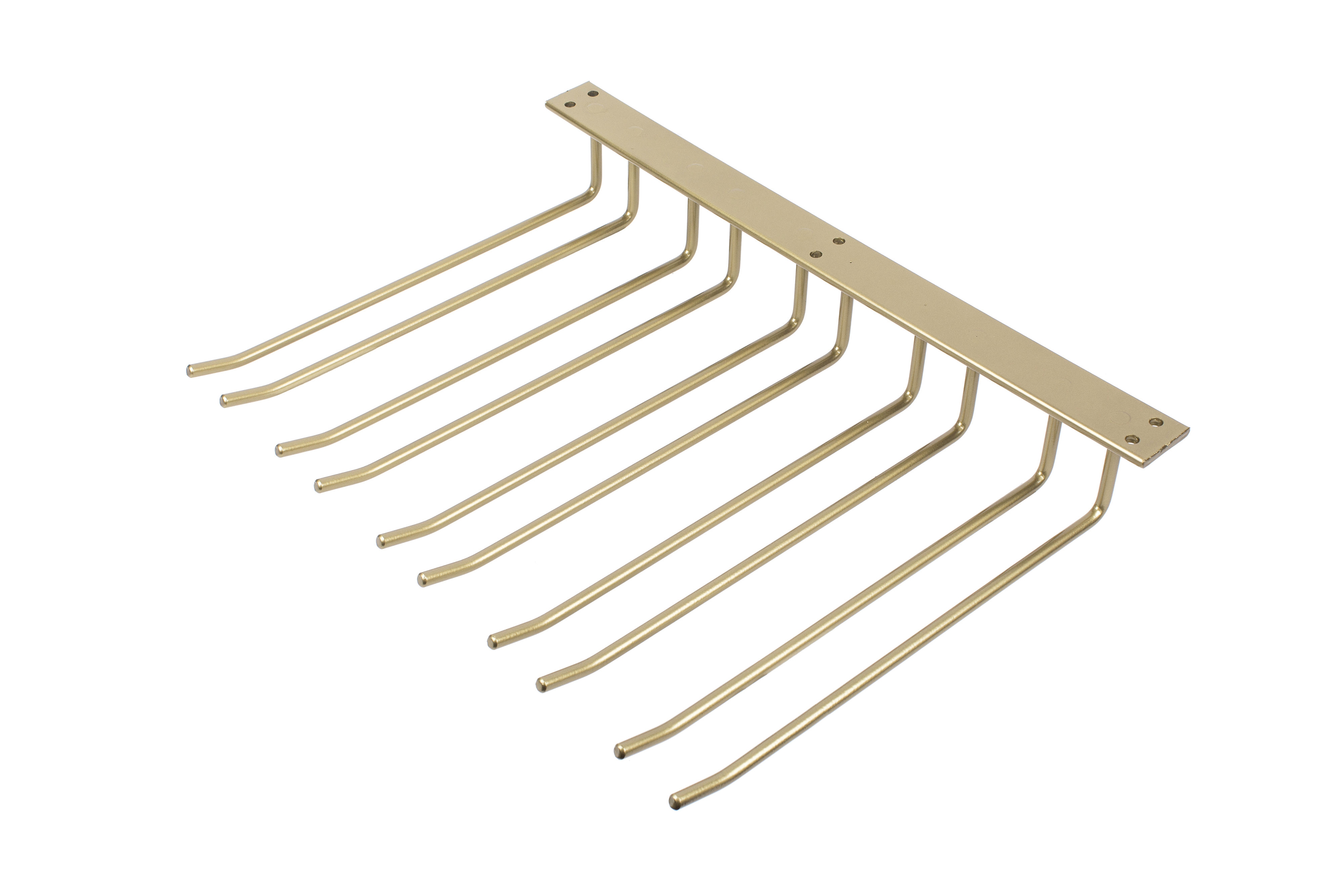 Glass mount for roof mounting, Gold, 5 sections