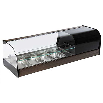 Tapas  display med 2 plan, sval,4x GN 1/3