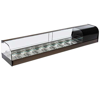 Tapas display med 2 plan, 8x GN 1/3