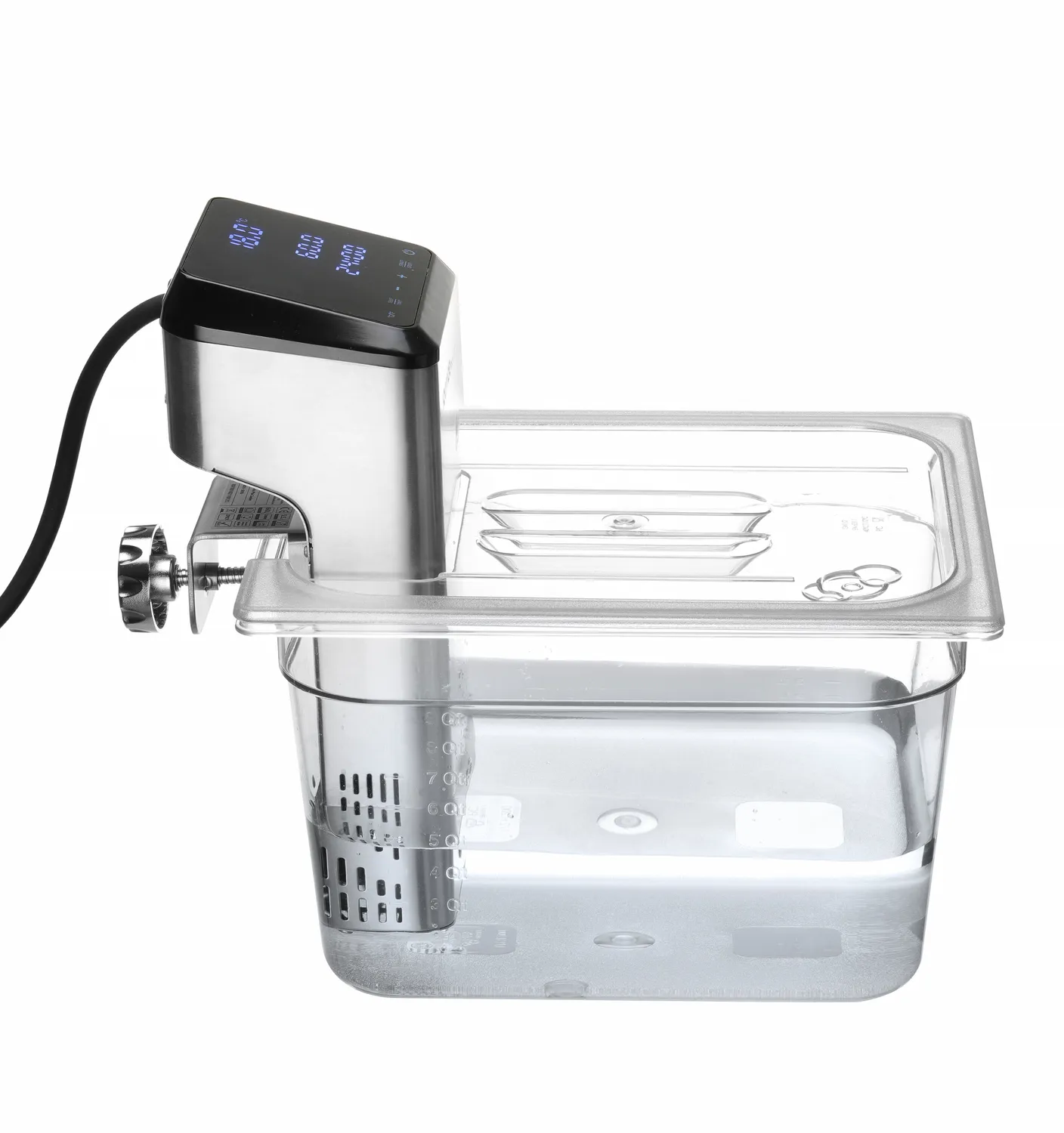 Sous-vide container lid GN 1/2 transparent fits sous-vide HE-222997 - 4