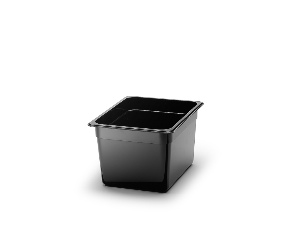 Plastic canteen GN1/3, Black - 4