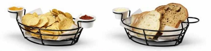 Ramekin skål till korg, porslin - 3