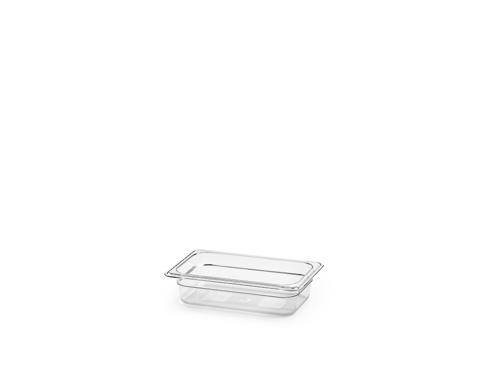 Plastkantin GN1/4, Transparent
