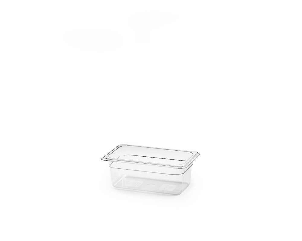 Plastkantin GN1/4, Transparent - 2