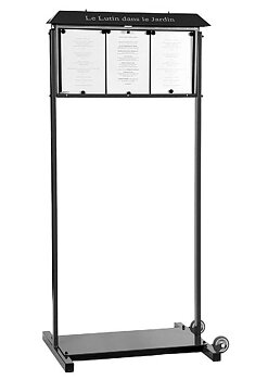 Menu cabinet Normandie Stand-alone - 3x A4