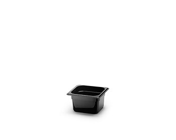 Plastkantin GN1/6, Svart