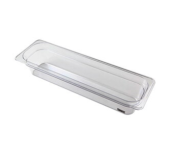 Plastkantin GN2/4, Transparent