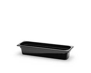 Plastkantin GN2/4, Svart