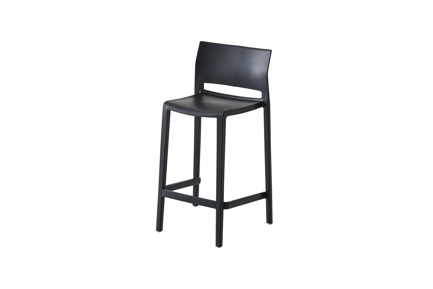 Bakhita barstol Svart, H 103cm