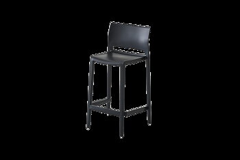 Bakhita barstol Svart, H 103cm