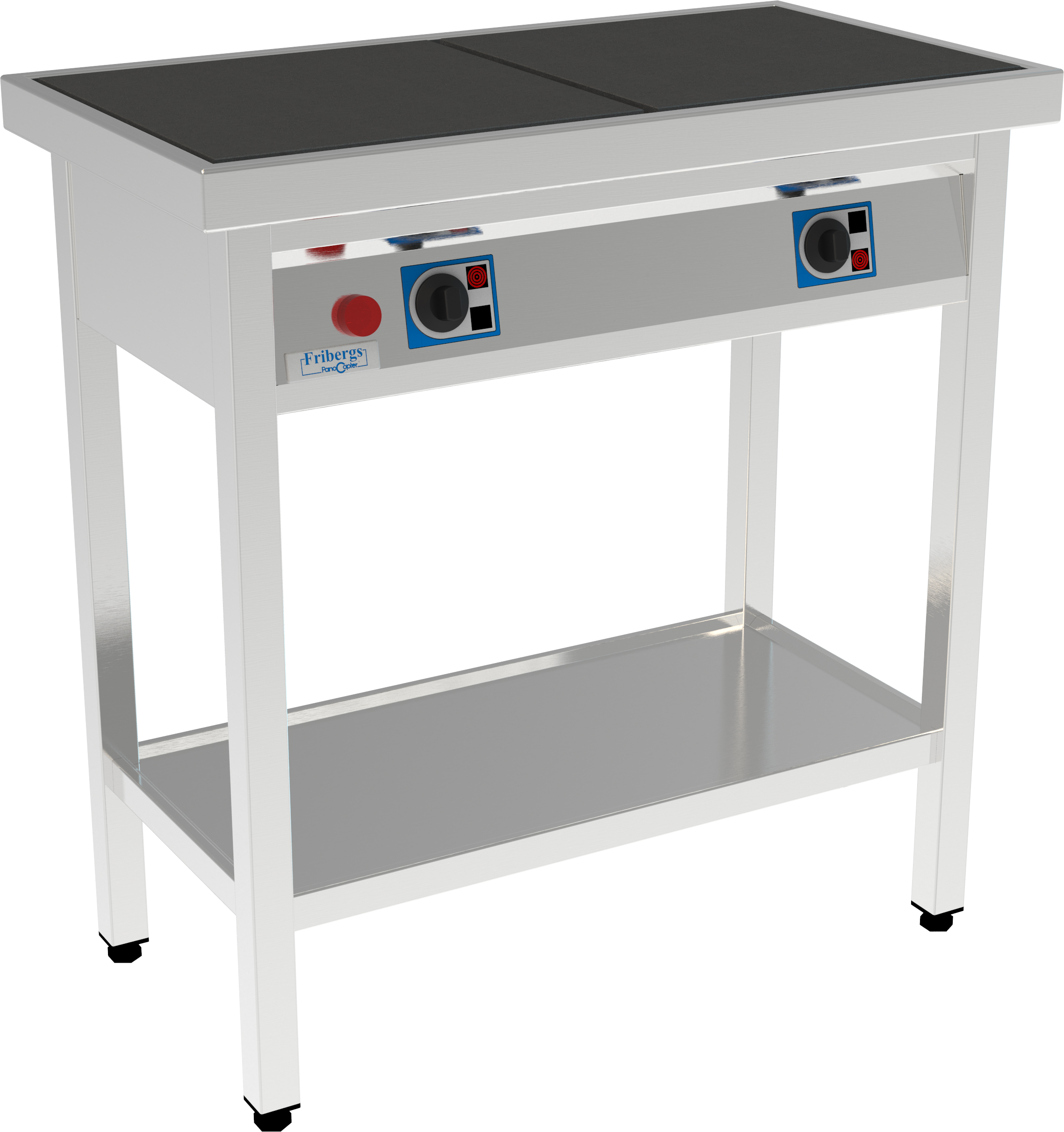Bench stove 2 plates 40x40cm - FKP2090