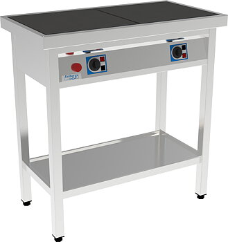 Bench stove 2 plates 40x40cm - FKP2090