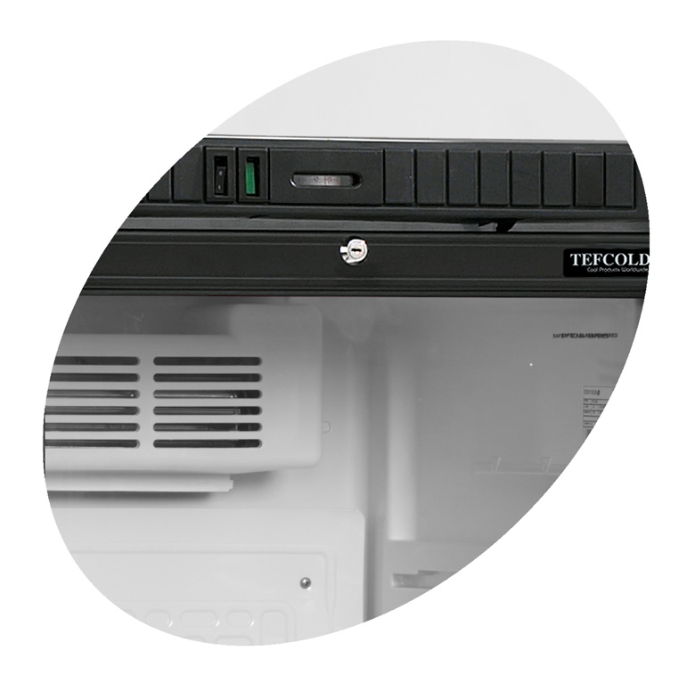 Exponeringskylskåp  SCU1375-I , 372 liter - 5