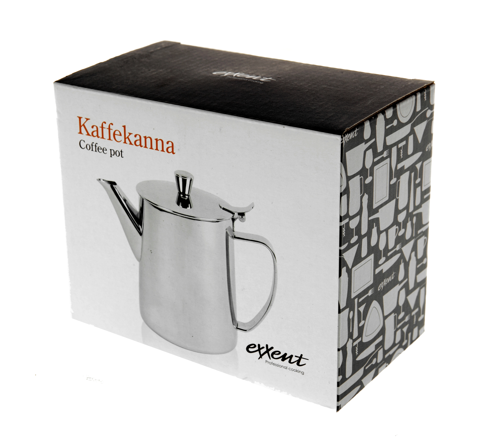 Coffee pot 1 liter with long spout - 2