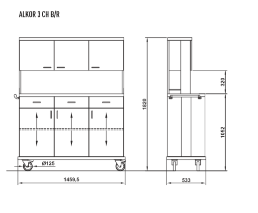 Servicestation ALKOR 3CH - 7