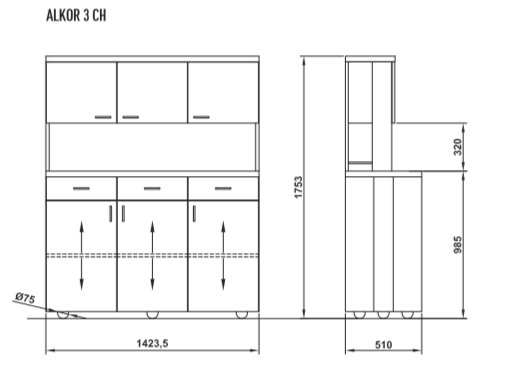 Servicestation ALKOR 3CH - 6