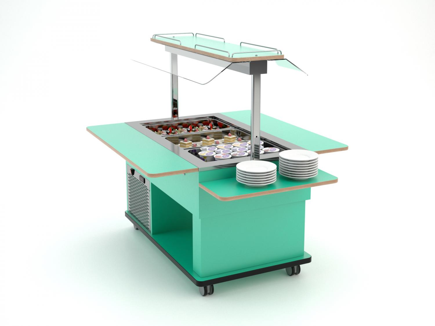 Refrigerated Buffet trolley  for kids - HAPPY  - 10