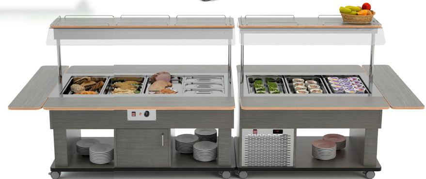 Refrigerated Buffet trolley  for kids - HAPPY  - 7