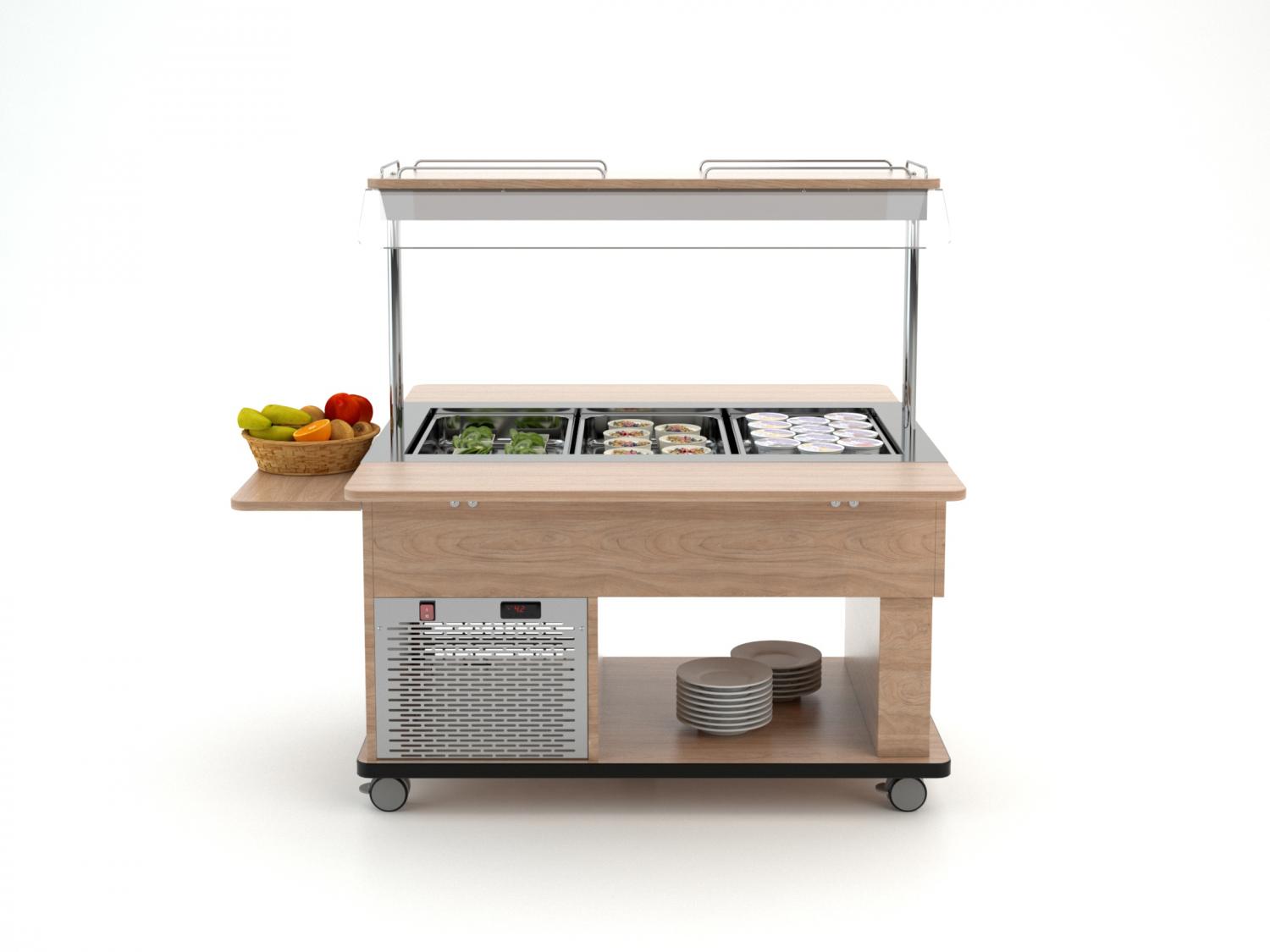 Refrigerated Buffet trolley  for kids - HAPPY  - 12