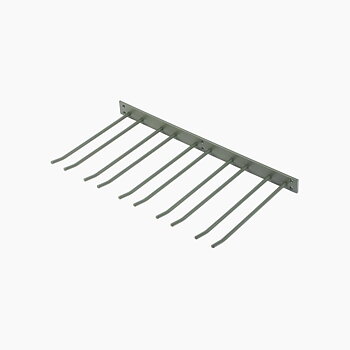 Glass mount for wall mounting, Green, 5 sections