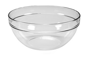 Glass bowl stackable  6 L