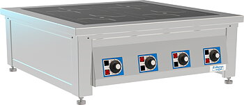 Bench stove, induction, 4 zone  14 kW / 20 kW