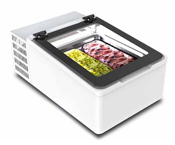 Ice cream display  2x5 liters