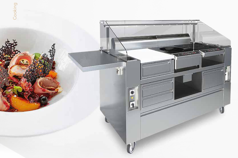 Moving Show Cooking 1515 mm med integrerat luftintag - 4