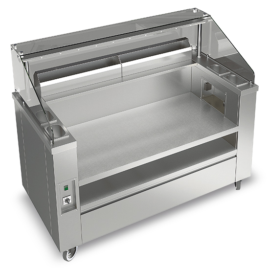 Moving Show Cooking 1515 mm med integrerat luftintag
