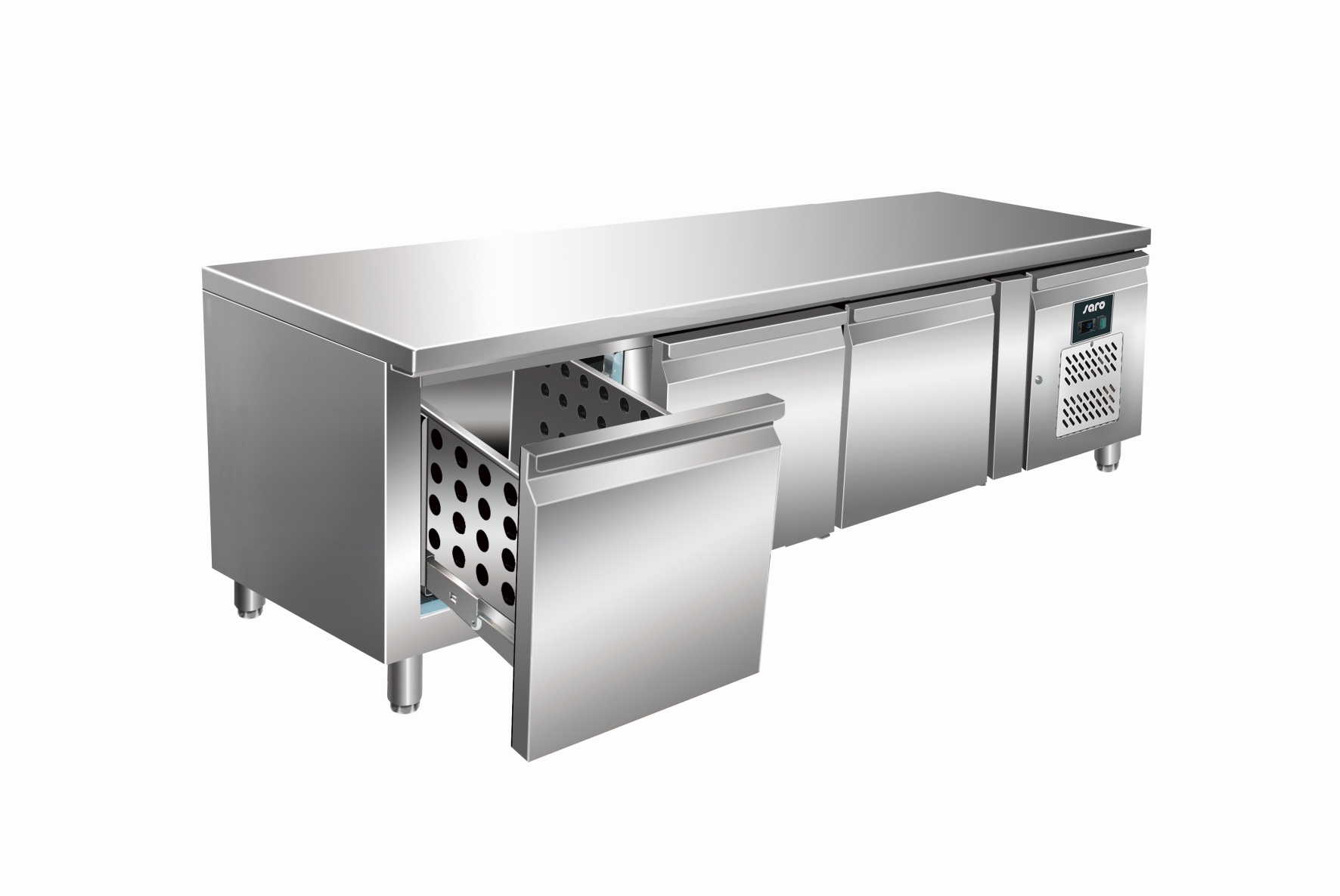 Grillkylbänk 3 lådor GN 1/1