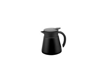 Milk thermos, black, 0.6 liters
