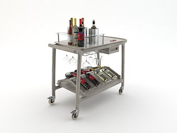 Serving trolley Arianna for Wine 