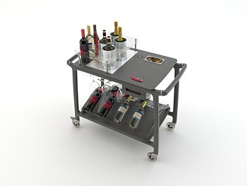 Serving trolley Arianna for Wine 