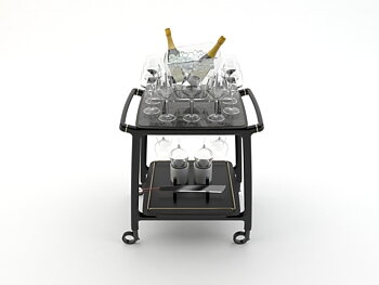 Serving trolley Arianna for Champagne