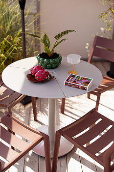 Peace coffee table Nordic green Ø80 H73 cm