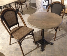 Table stand MADRID, black - 4