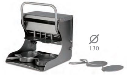 Hamburgerpress manuell 130 Ø mm