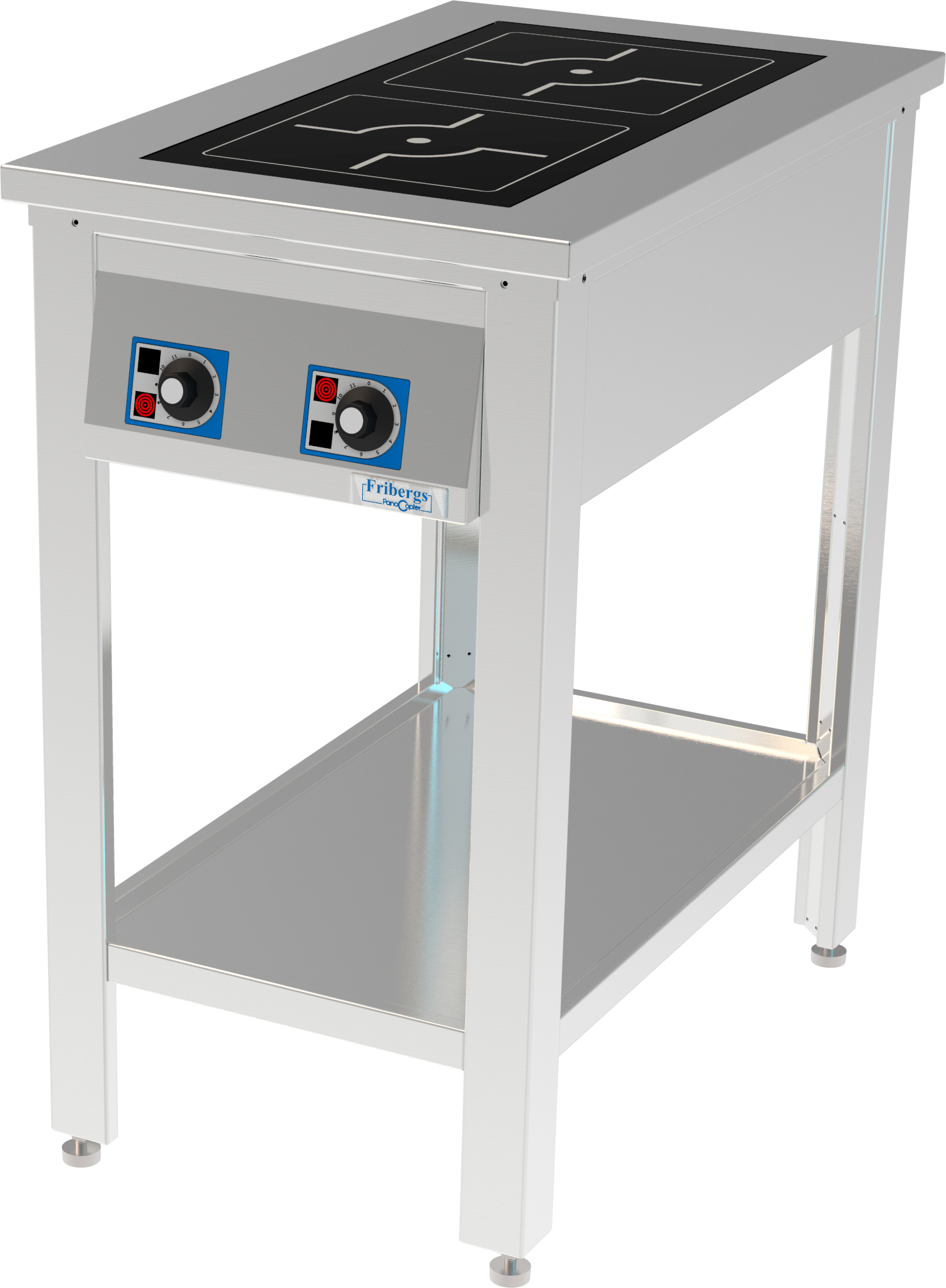Induction cooker, 2 zones- 7 kW / 10 kW