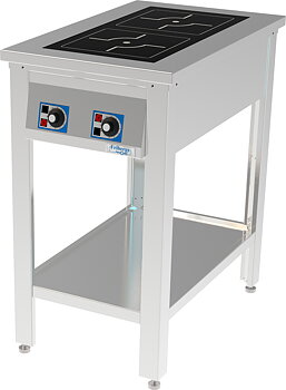 Induction cooker, 2 zones- 7 kW / 10 kW