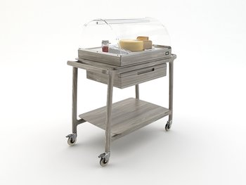 Serving trolley Arianna with lid and cold