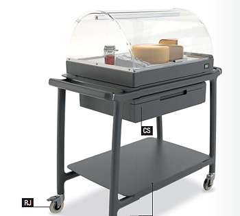 Serving trolley Arianna with lid and cold