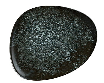 Bonna Cosmos Black Plate Oval Ø 19 cm