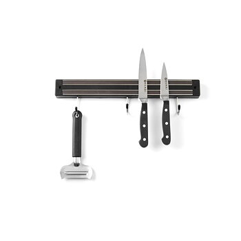 Knivmagnet med krokar 470mm