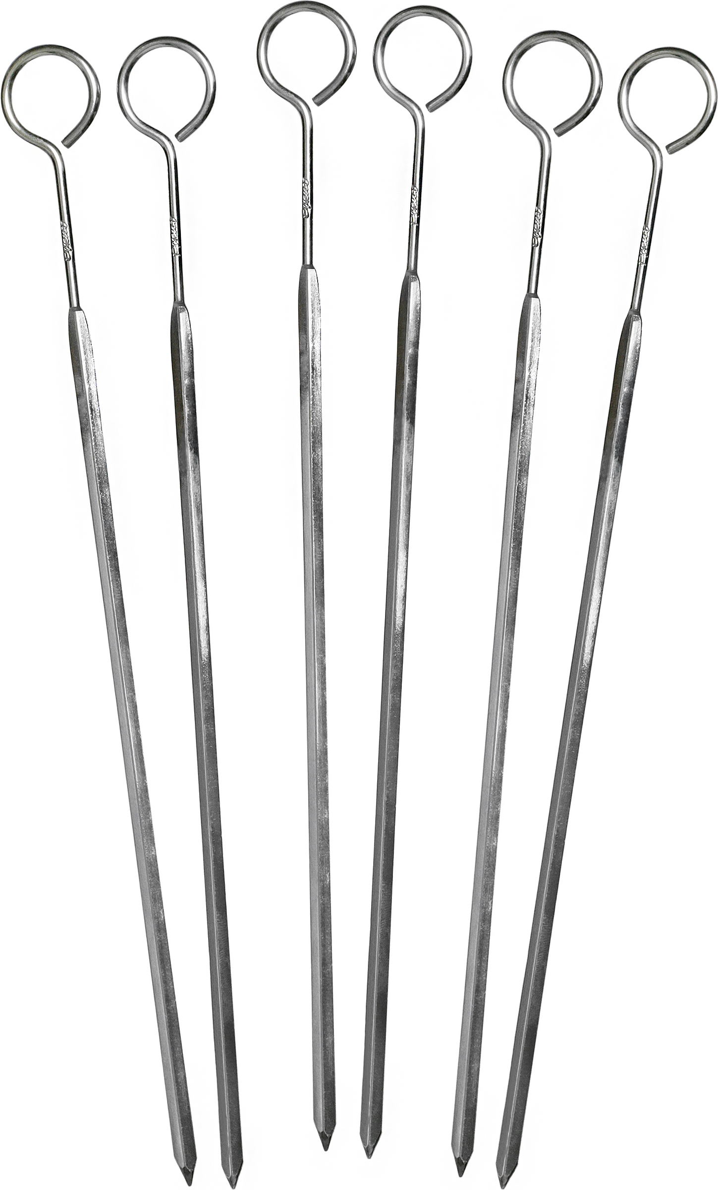 Grillspett, set om 6 st, 23 cm