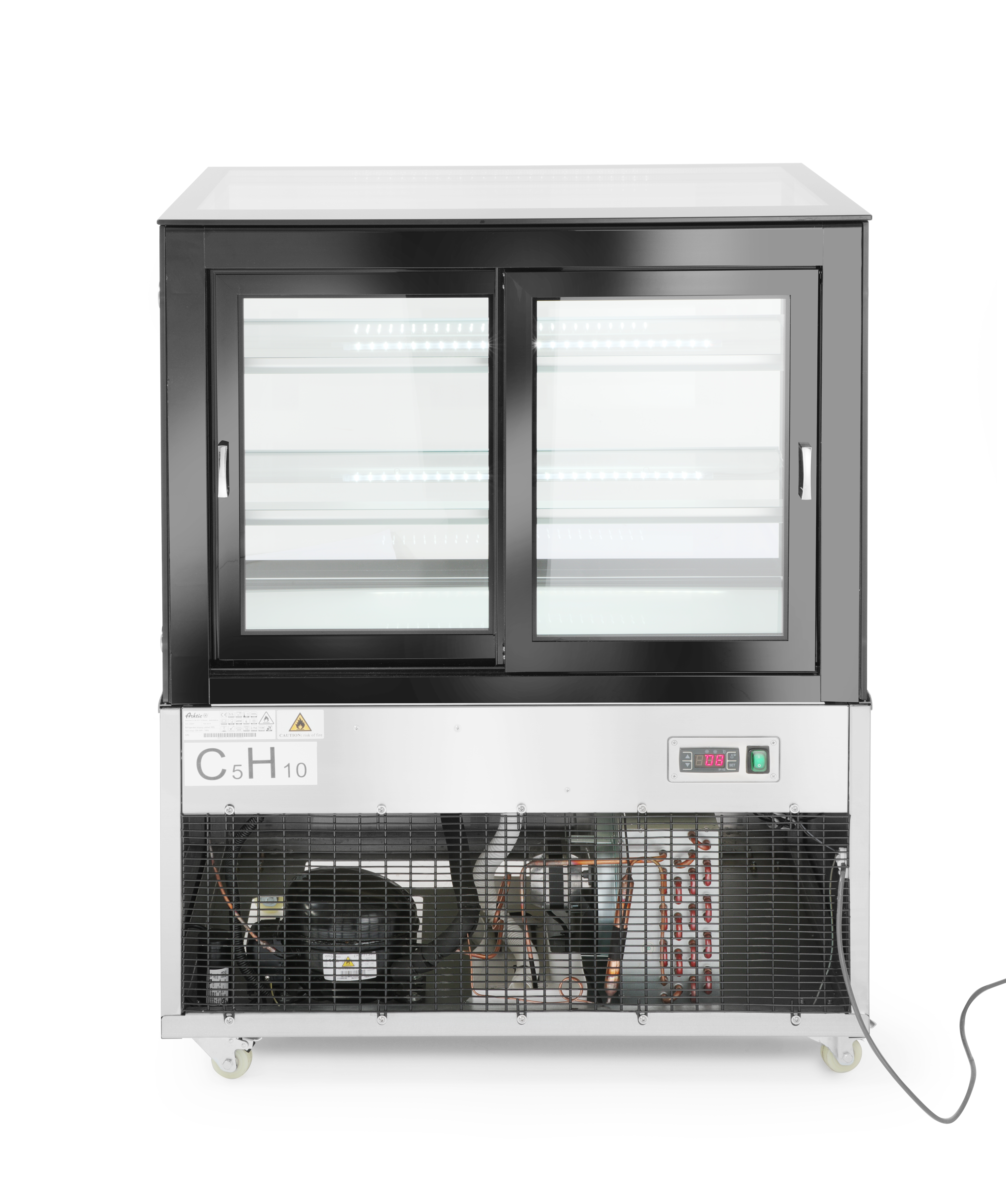Kyldisplay med 2 hyllplan, 510 L - 7