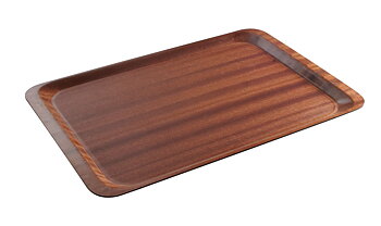 Serving tray, rectangular, non-slip, laminated 330x430