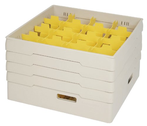 Diskback fackindelad, 16 x glas Ø max 110 mm, BEIGE - 4