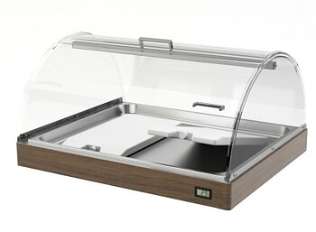Display with lid and cold
