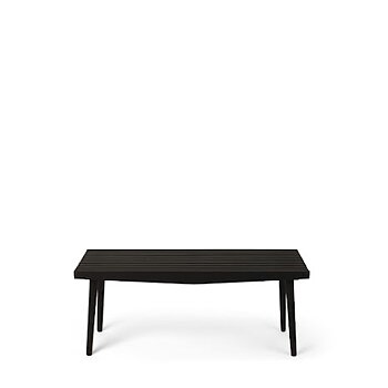  Bänk Uno Ora 102x42 cm Mahogny/Svart